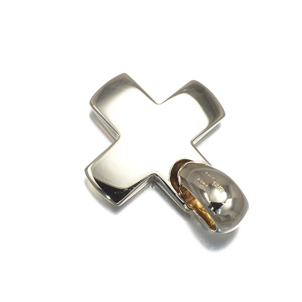 ポメラート ペンダントトップ クロス K18WG 180262