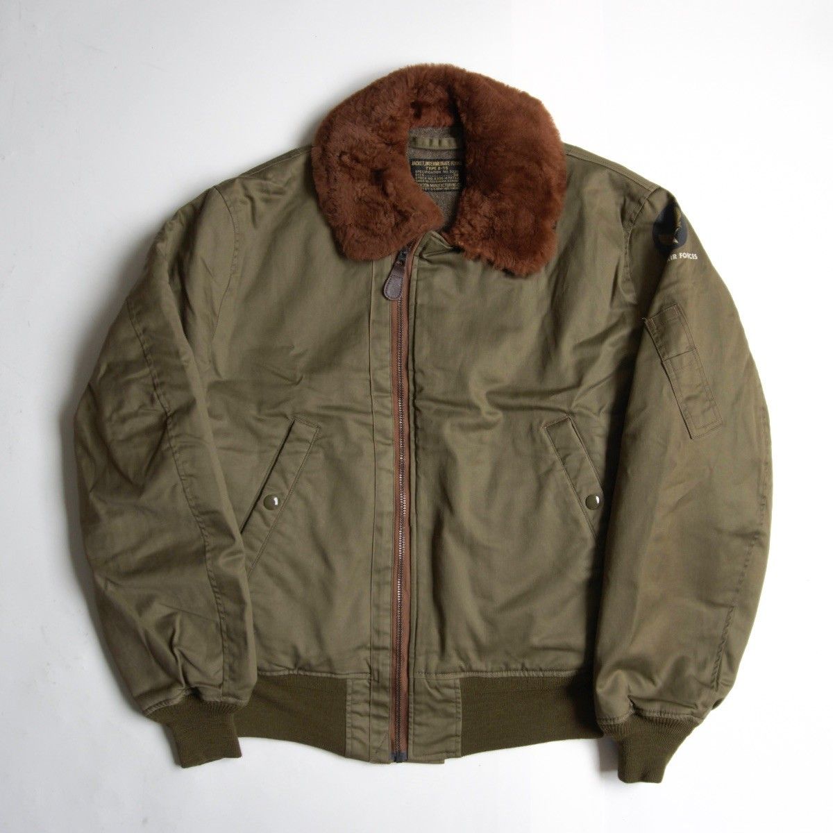 美品】BUZZ RICKSON'S【B-15 フライトジャケット】38 フライト