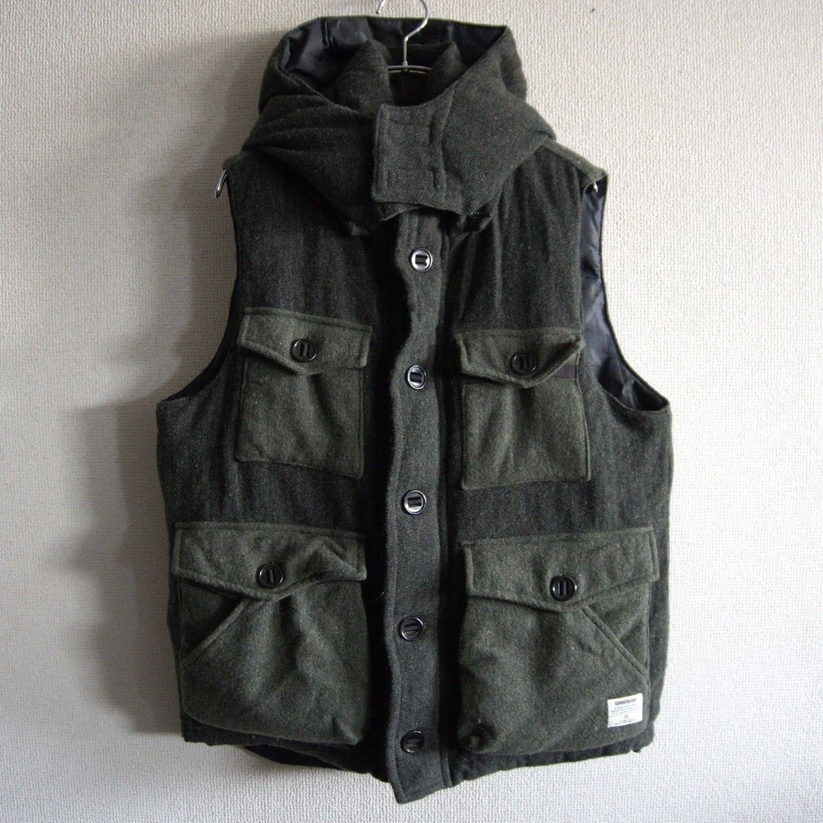 GOOD ENOUGH ウール リネン ダウンベスト M グッドイナフ 25101136