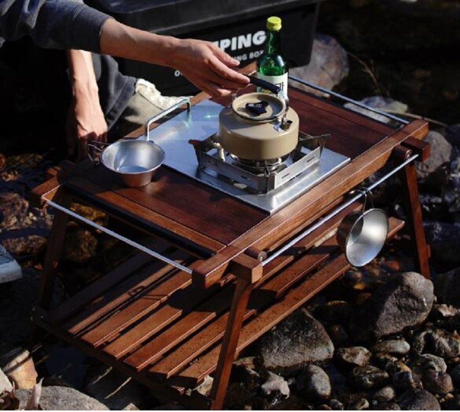 2段テーブルフレームと天板5枚