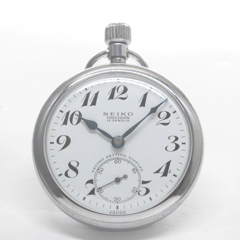 19セイコー プレシジョン 懐中時計 昭40 1625 国鉄関西 15石 絶版時計 19 seiko 1313
