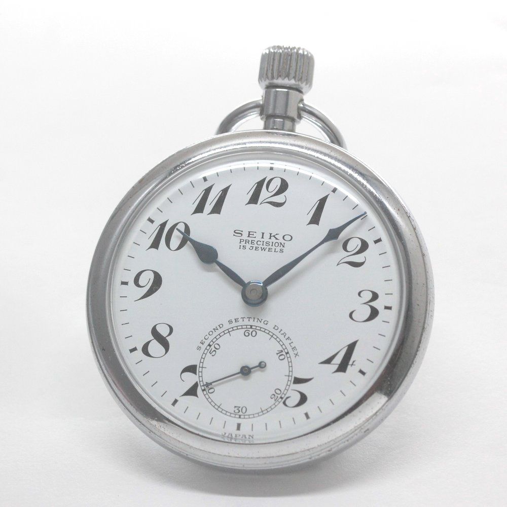 19セイコー プレシジョン 懐中時計 19セイコー 昭40 1625 国鉄関西 15石 絶版時計 19seiko-1313