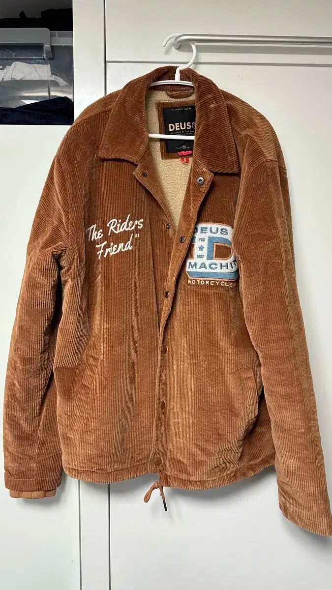デウス コーデュロイ コーチ タン アウター L 1回 着用