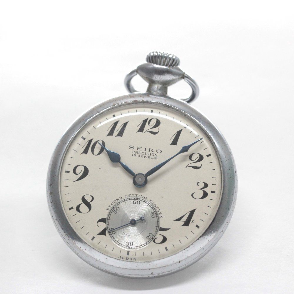 19セイコー プレシジョン 懐中時計 19セイコー 昭36 229 国鉄 廃 15石 絶版時計 19seiko-1320