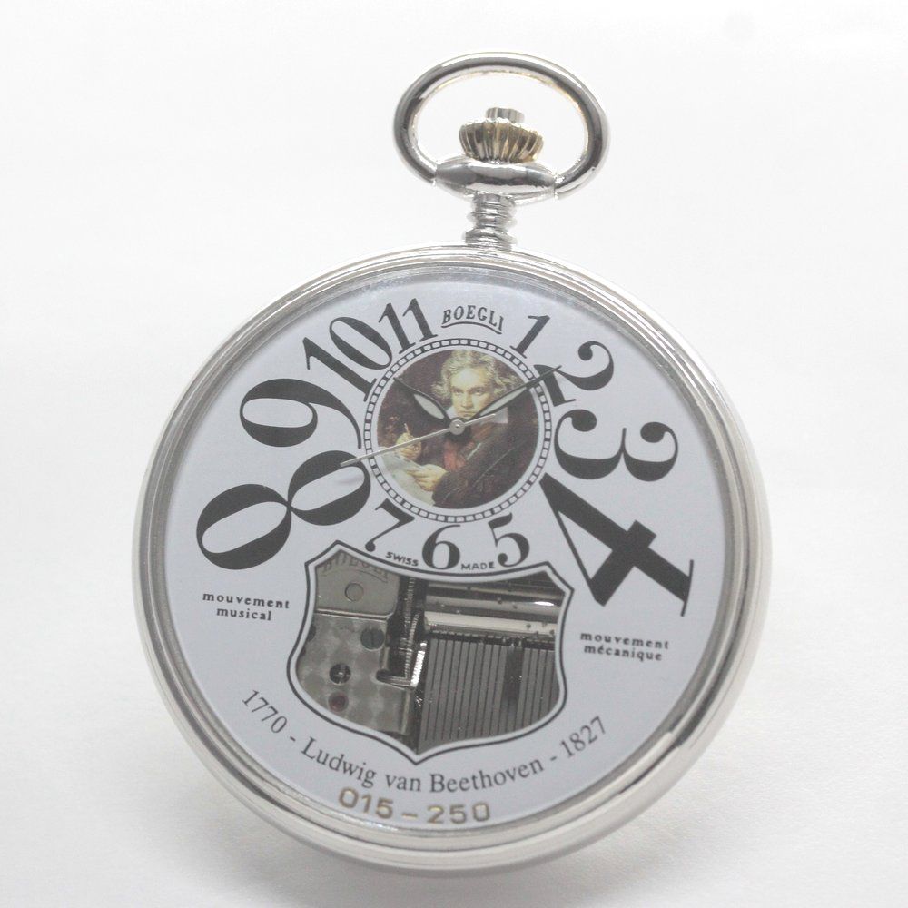 BOEGLI ボーグリ ヴィンテージ懐中時計 オルゴール付き エリーゼの為に 手巻き式 boegli-101