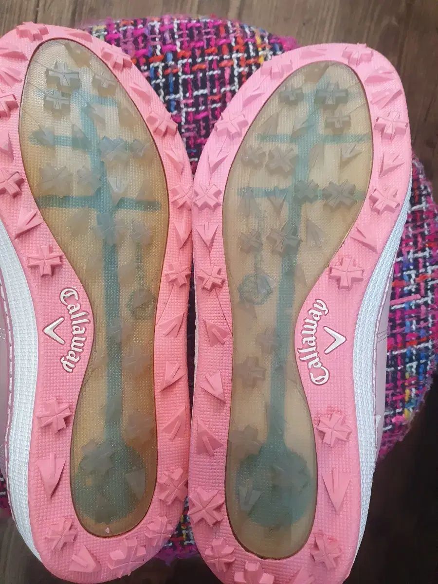 キャロウェイ ピンク ゴルフシューズ スニーカー 240m LLC-HASEGAWATOSO_COM