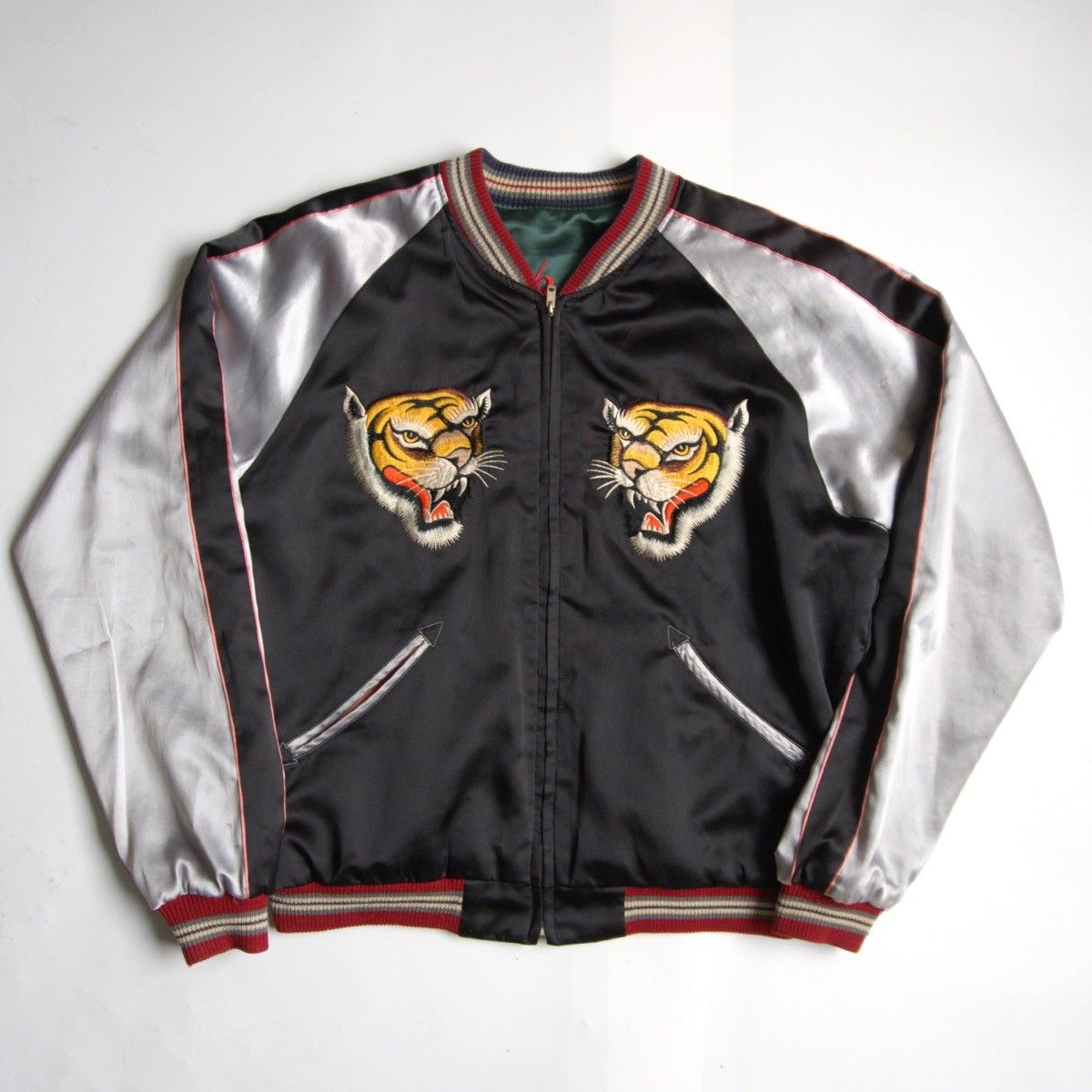 雰囲気抜群 東洋 リバーシブル サテン スカジャン スーベニアジャケット S TAILOR TOYO TAILOR東洋テーラー東洋リバーシブルサテンスカジャン舞妓