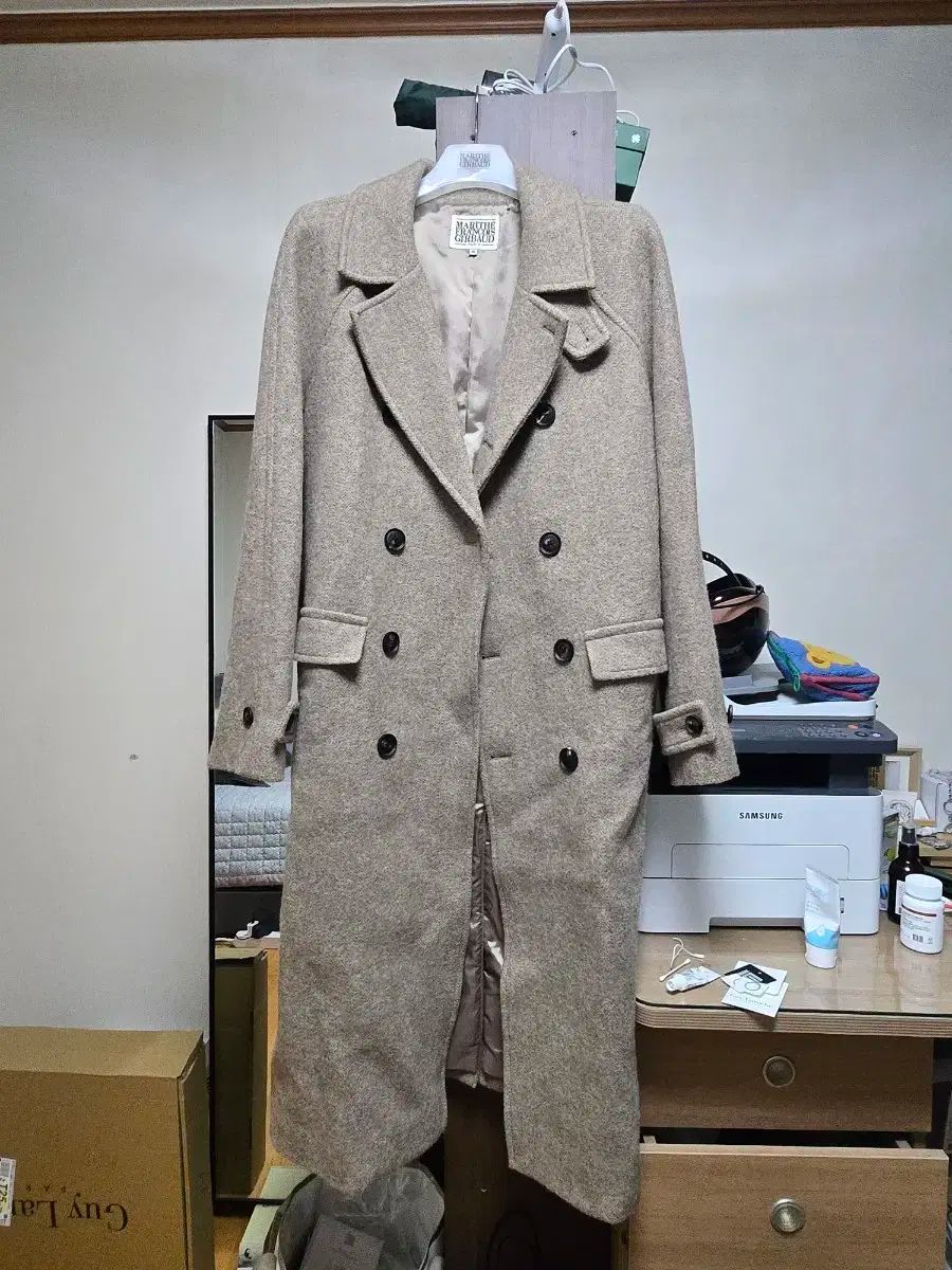 新品 マリテフランソワジルボー 冬 ダブル ウールコート - メルカリ