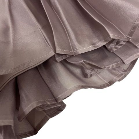 スナイデル SNIDEL ミニスカート プリーツ 無地 オーガンジー SWFP244211 0 ピンク GULLKHAN_COM