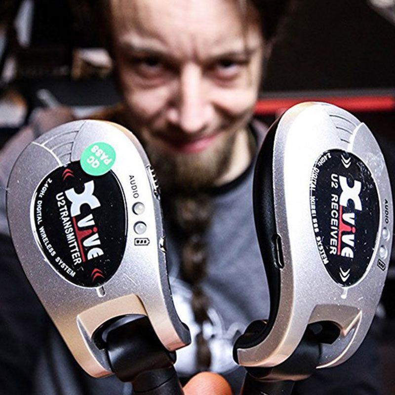 XVIVE エックスバイブ XV-U2 ギター ワイヤレスシステム デジタル ワイヤレスシステム ワイヤレス 送受信機 充電式 30m伝送距離 エレキギター ベース 対応 ライブ用 練習セット