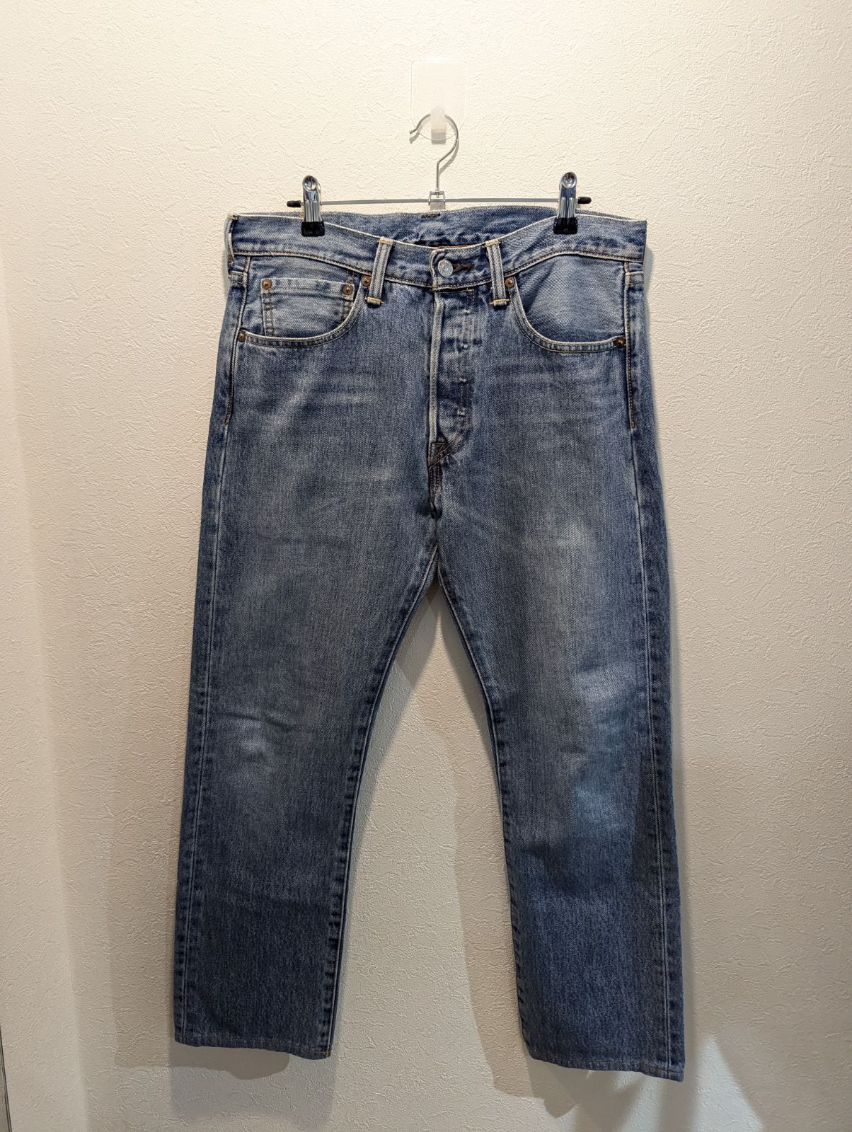 美品 USA製 Levi's リーバイス 501 デニム デニムパンツ WHITE