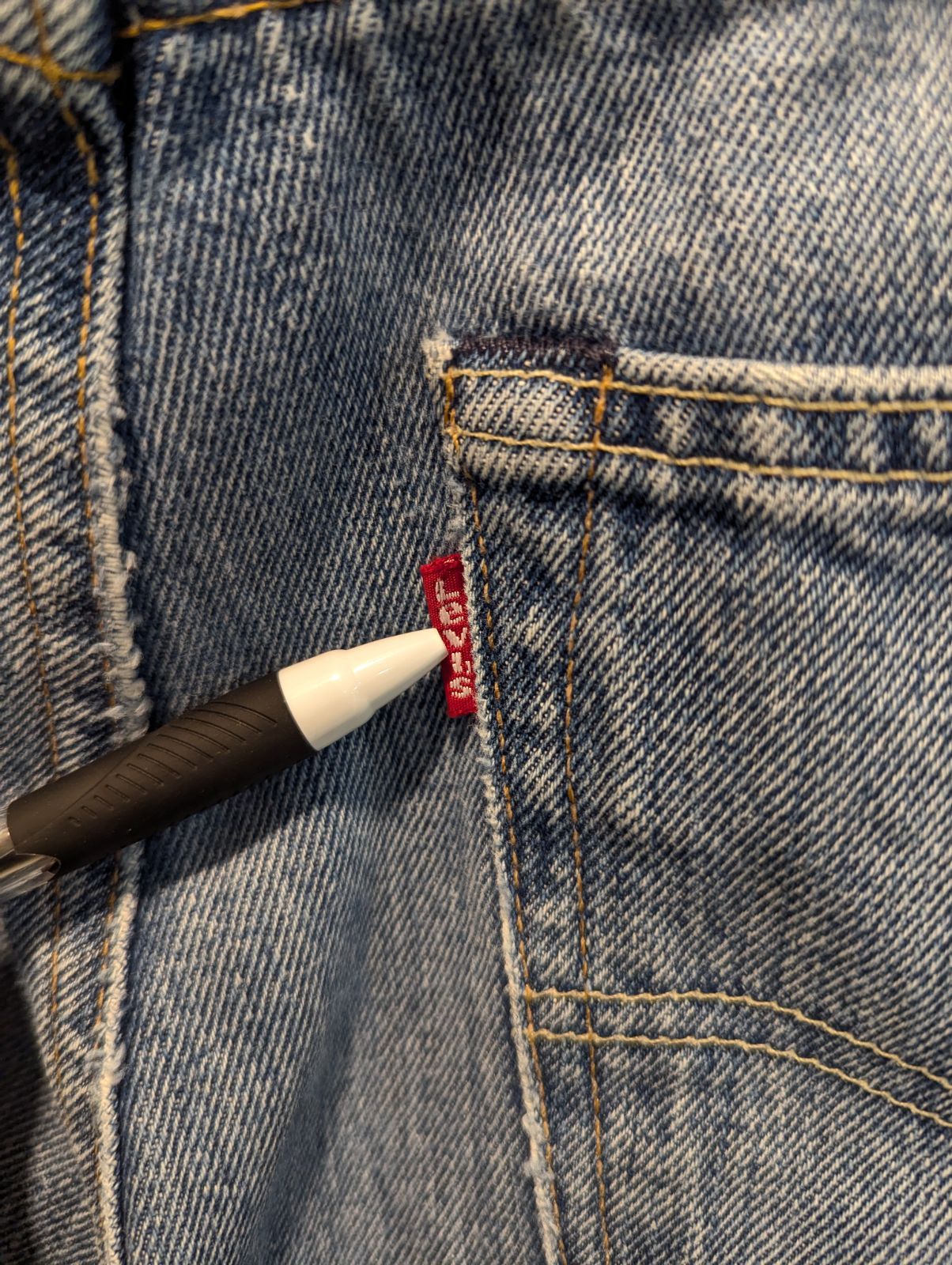 美品 USA製 Levi's リーバイス 501 デニム デニムパンツ WHITE