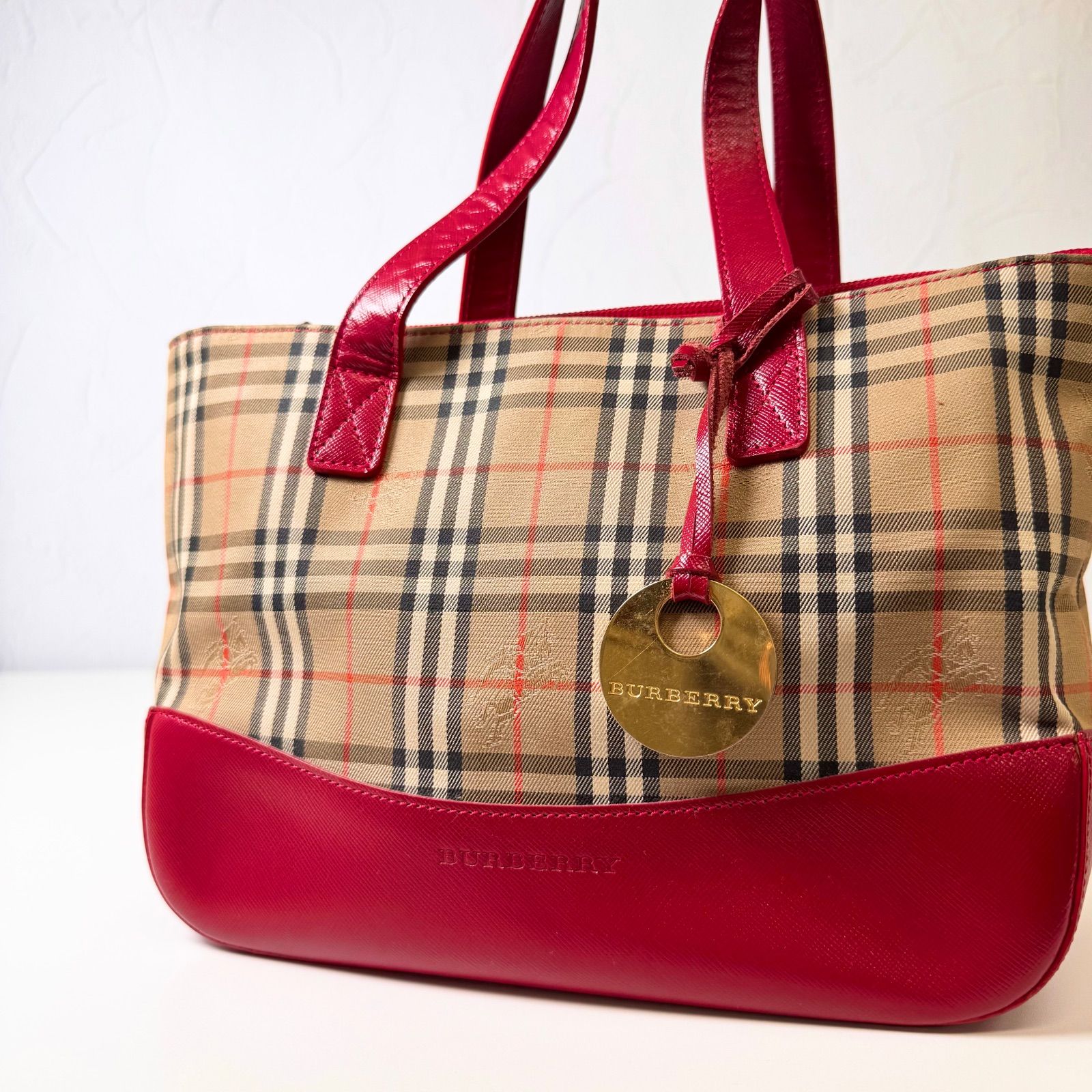 ✨Cランク BURBERRY ヘイマーケットチェック シャドーホース ノバ 