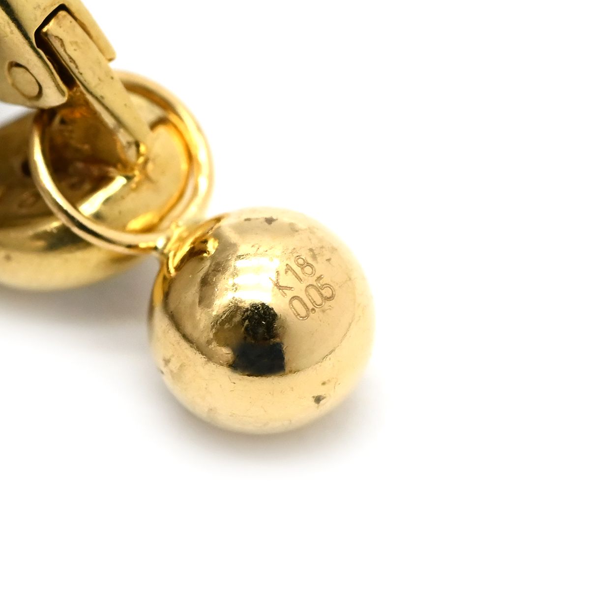 ピアス ダイヤ K18YG ダイヤモンド イエローゴールド Au750 18K 18金  