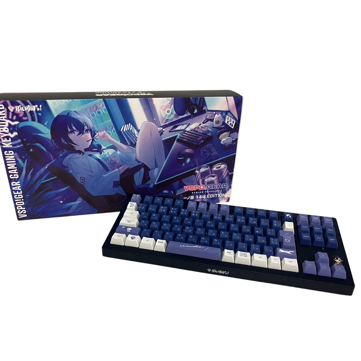 ぶいすぽ VSPO!GEAR gaming keyboard ゲーミングキーボード 一ノ瀬うるは EDITION PC B10556280