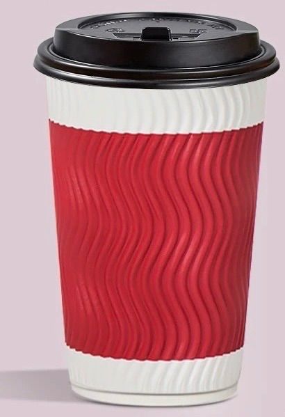  8オンス二重断熱紙 蓋付きカップ その他 コーヒー用品