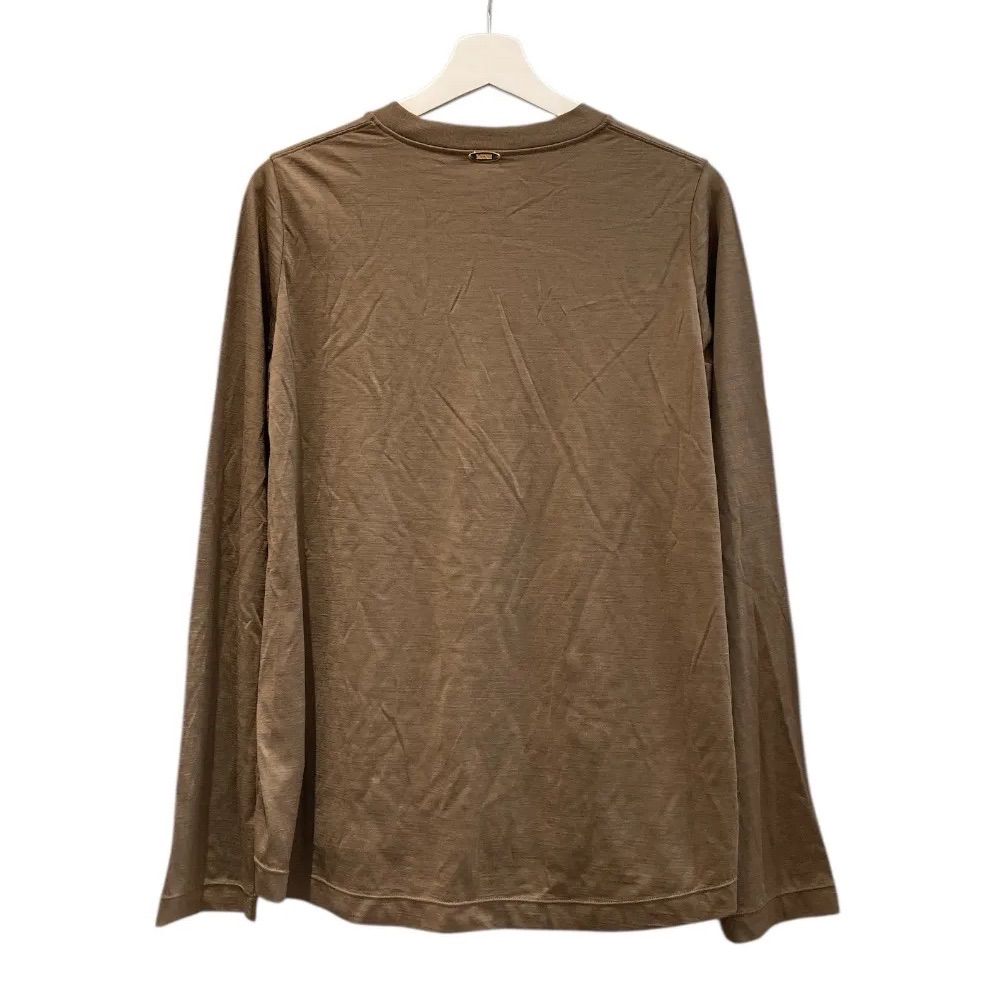 Deuxieme Classe ドゥーズィエムクラス Primewool jersey Tシャツ ウール 長袖 オールシーズンで使える優れたウール素材 ブラウン系 サイズ記載なし レディース 冬 ゴーゴー古 2324
