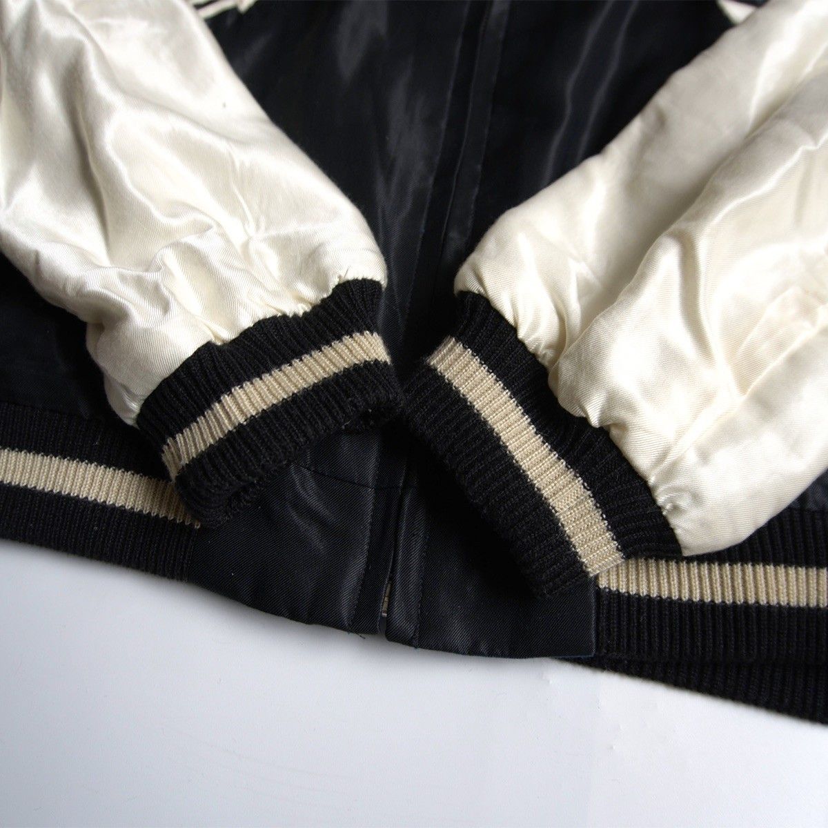 中古 横須賀 地図刺繍 スカジャン プリンス商会 緑