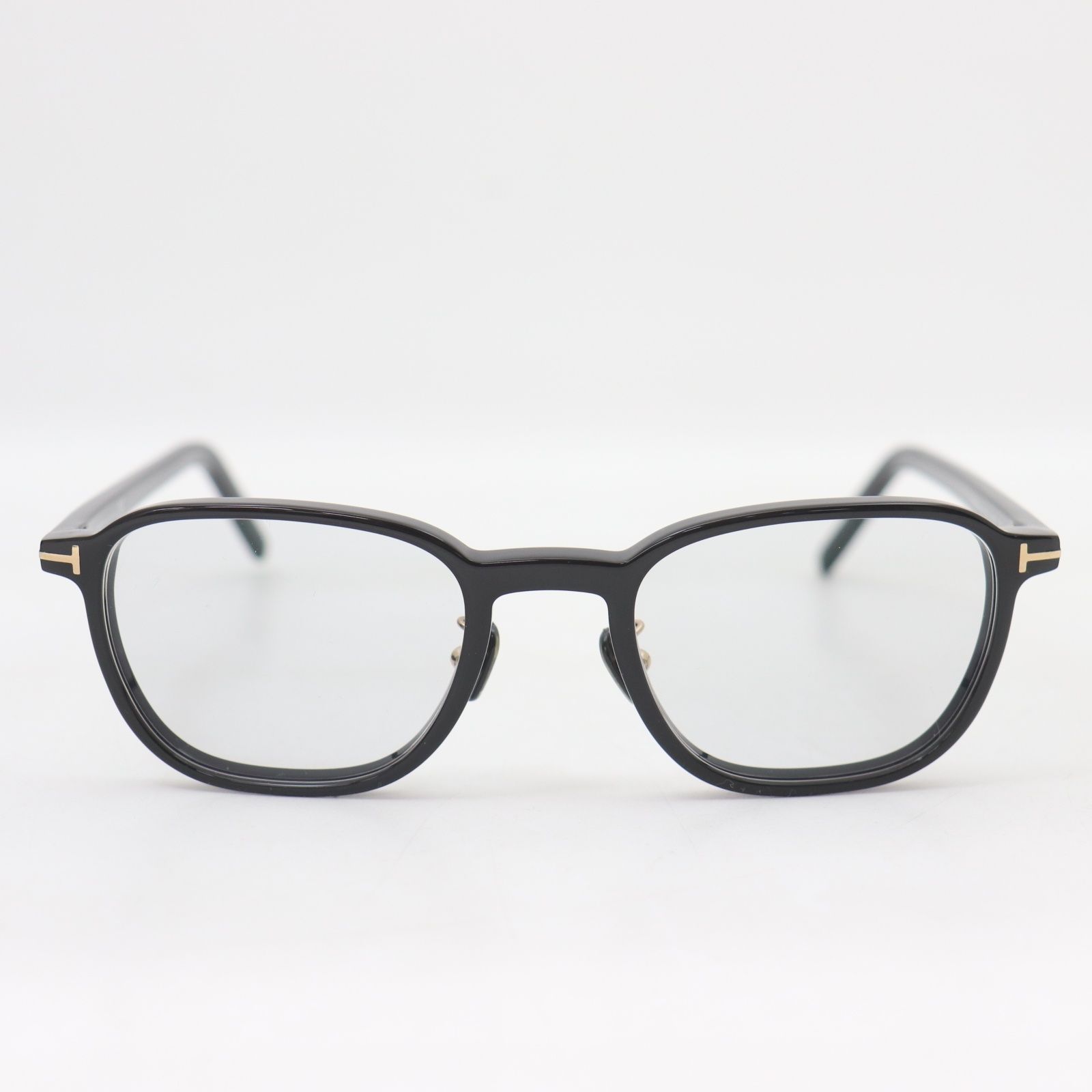 TOM FORD トムフォード サングラス TF 5855-D-B ブラック スクエア型 50 21 145 メンズ メガネケース 箱 クロス