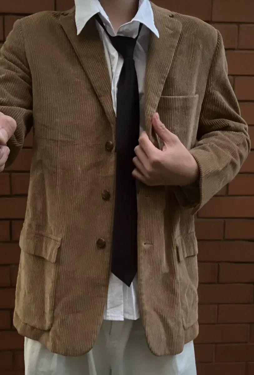 ポロラルフローレン ベージュ コーデュロイ ブレーザー m