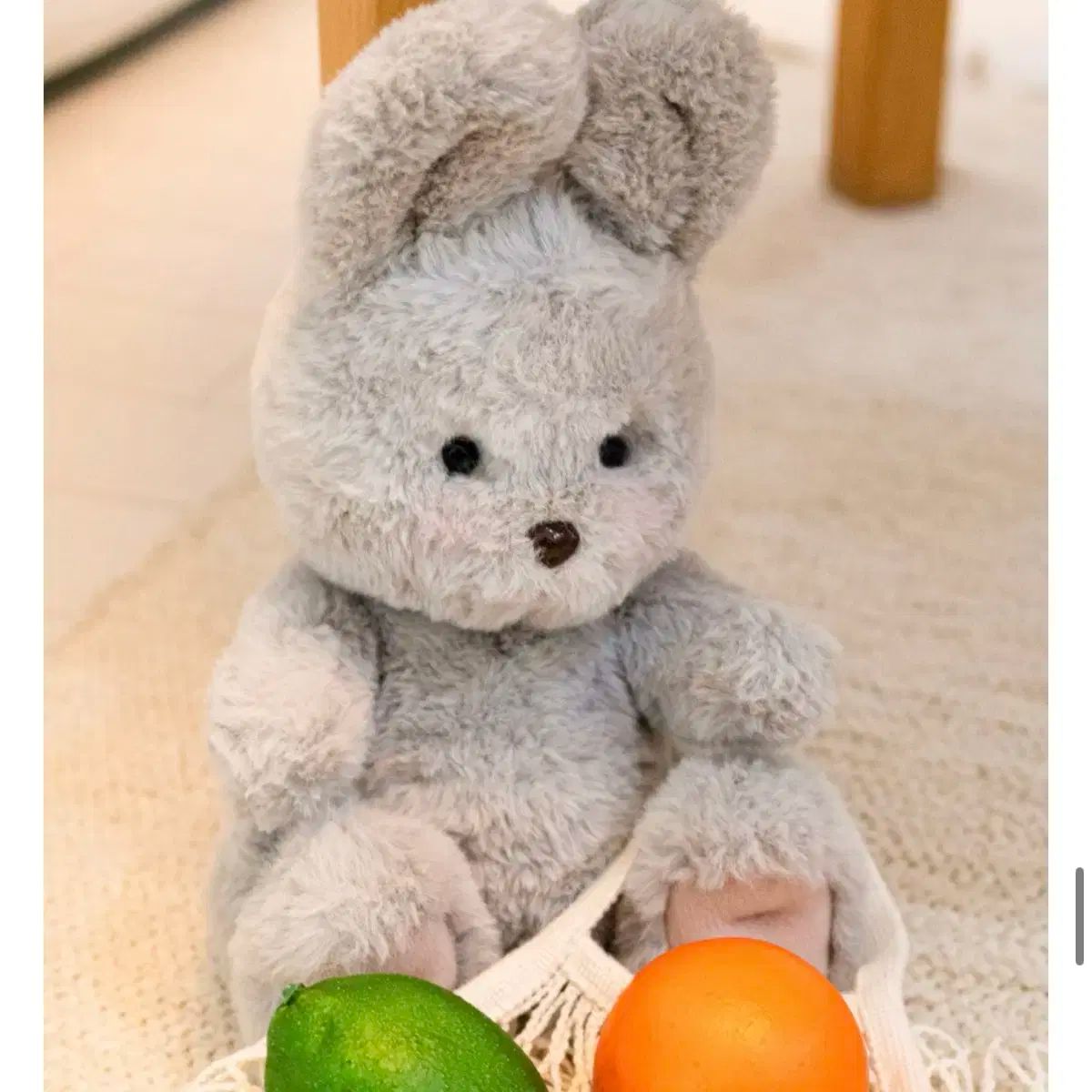 テディテールズ レナバニー M アッシュ グレー マフラー S