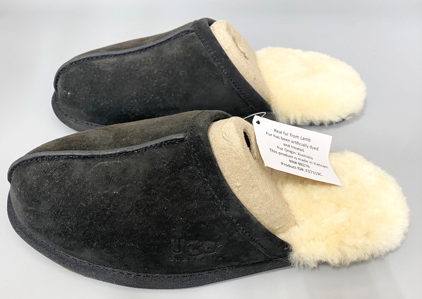 UGG アグ Scuff BLACK スリッパ ルームシューズ 5776 M ブラック