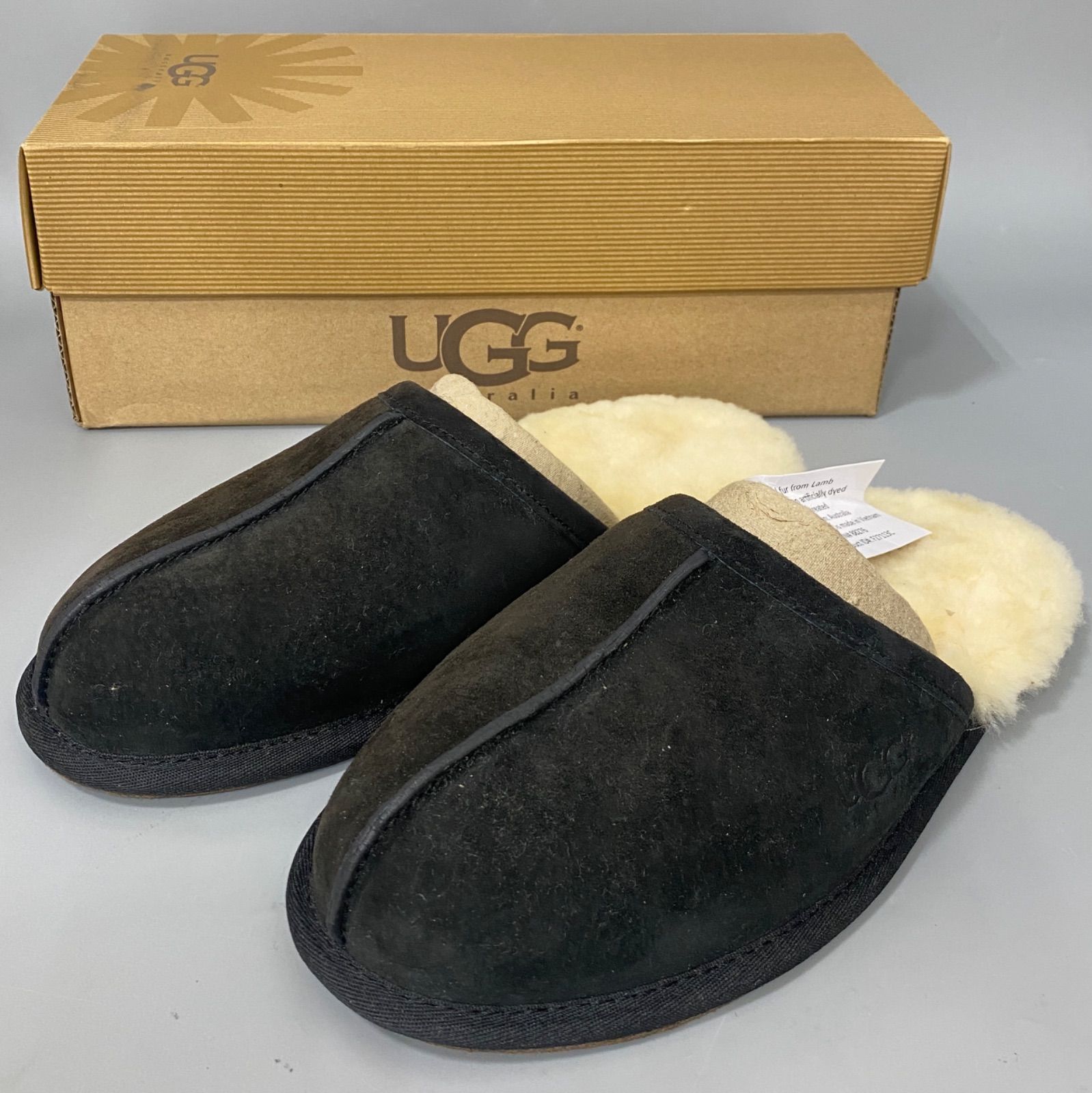 UGG アグ Scuff BLACK スリッパ ルームシューズ 5776M ブラック