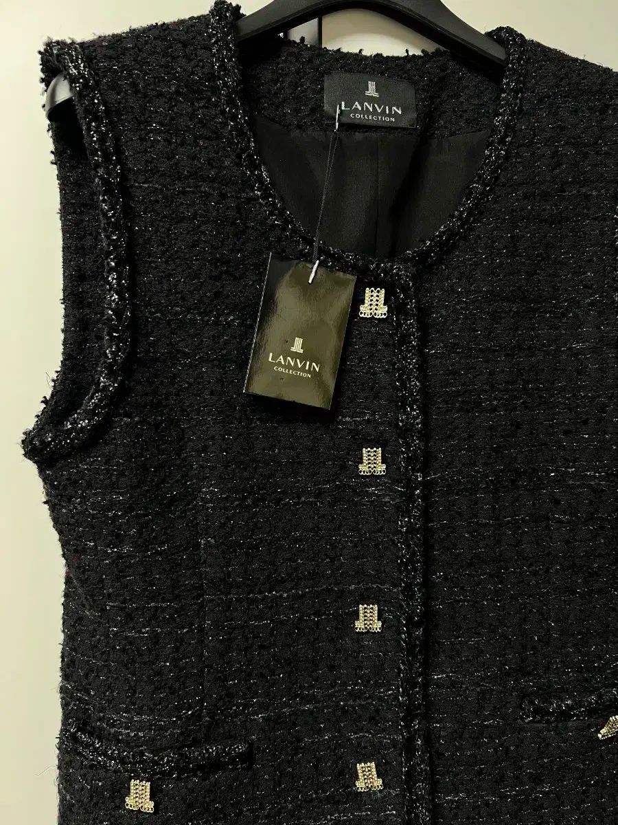 ランバン ツイード ベスト ジャケット