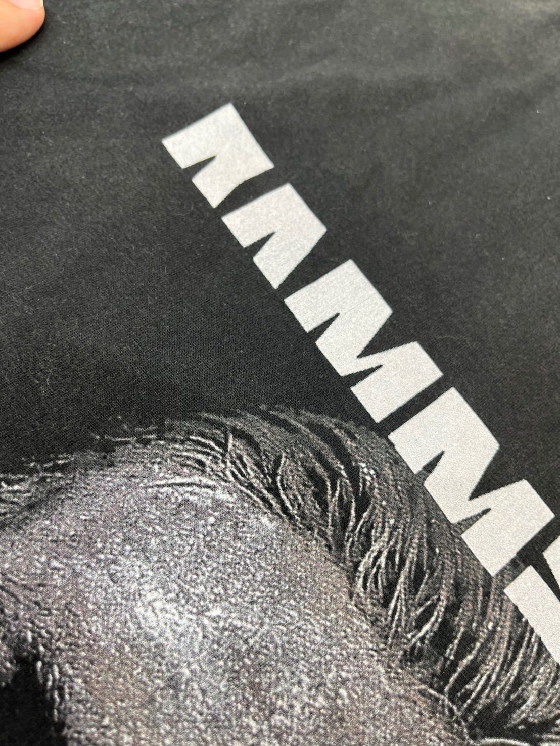 KA1001 VETEMENTS (ヴェトモン) RAMMSTEIN PRINTED T-SHIRT