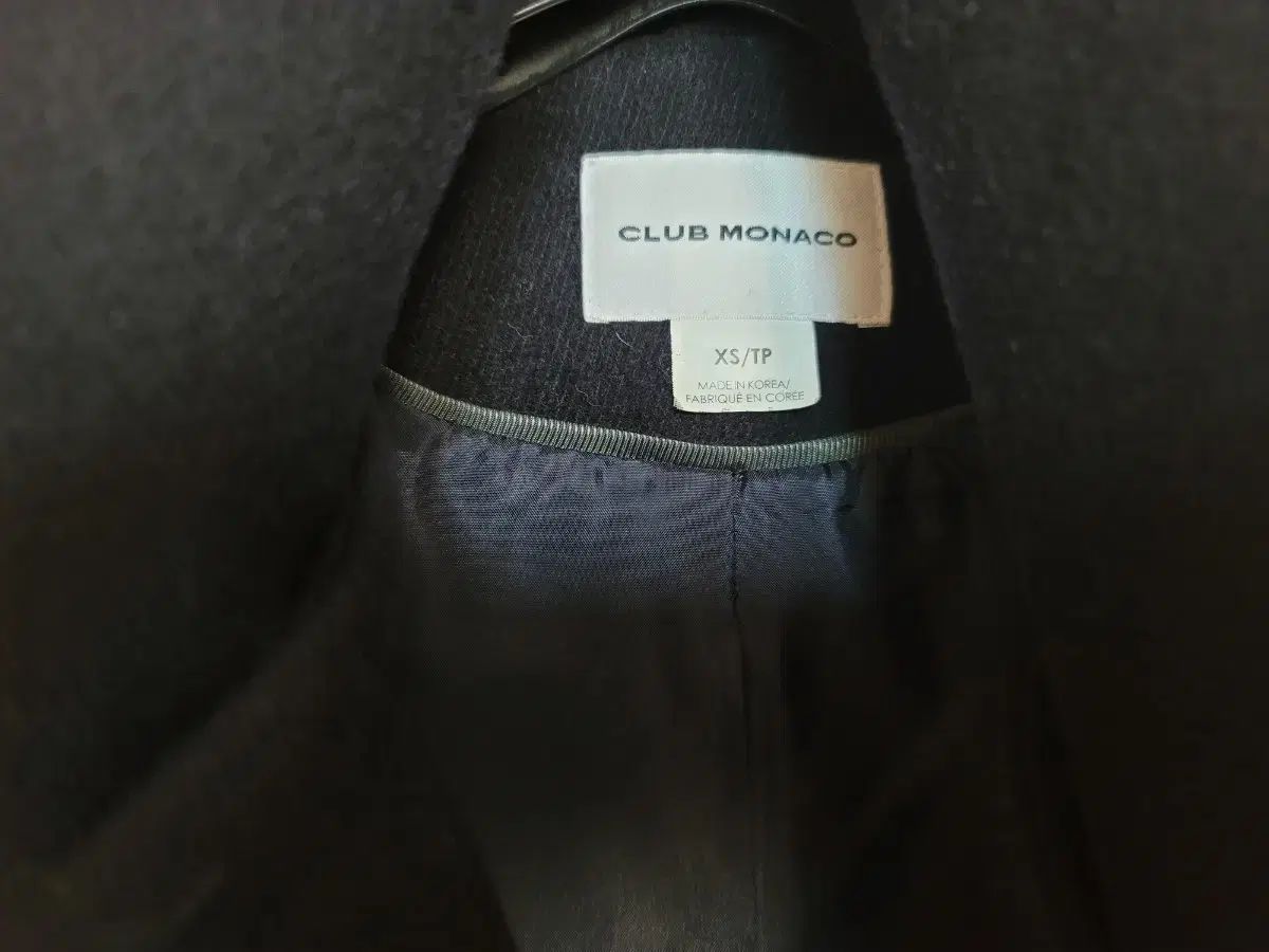 クラブモナコ ウール100 ピーコート レディース アウター ハーフコート ダークネイビー