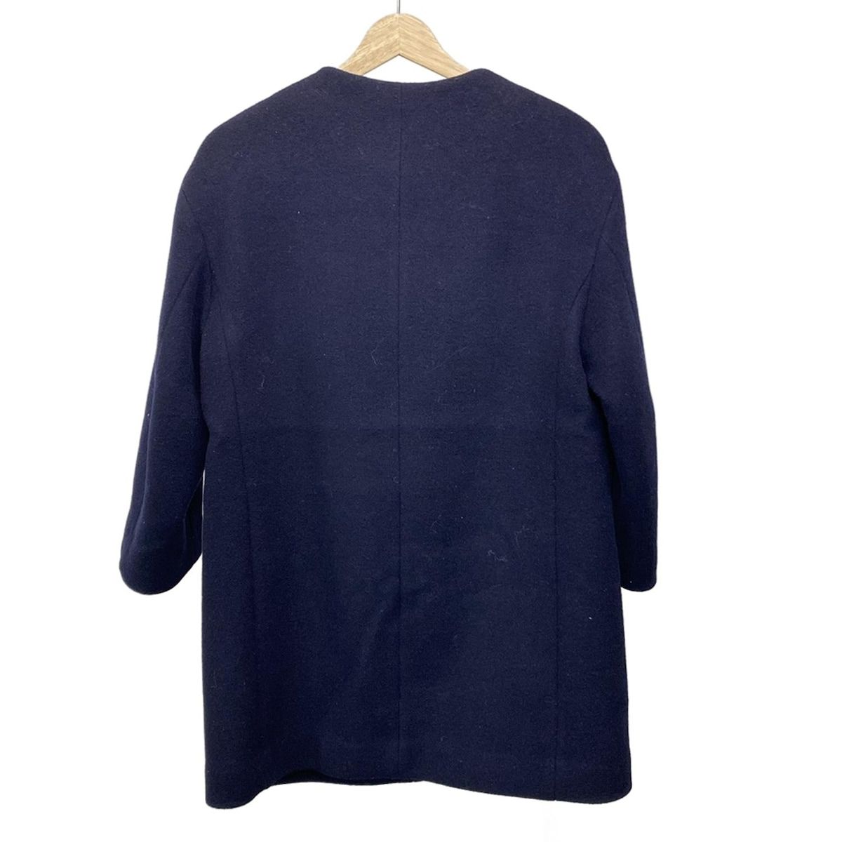 IENA イエナ コート サイズ34 S レディース - ダークネイビー 長袖 ジップアップ 秋 冬