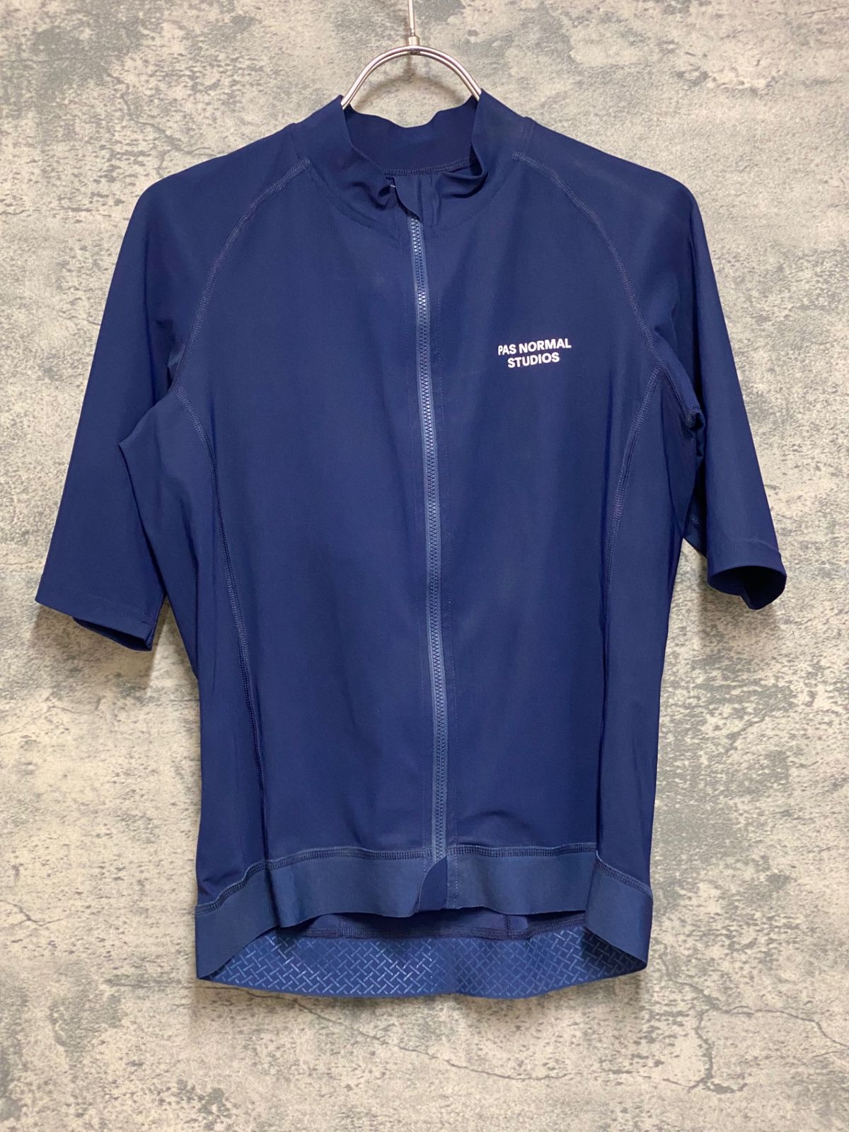 JN771 パスノーマルスタジオ PAS NORMAL STUDIOS 半袖 サイクルジャージ 紺 M