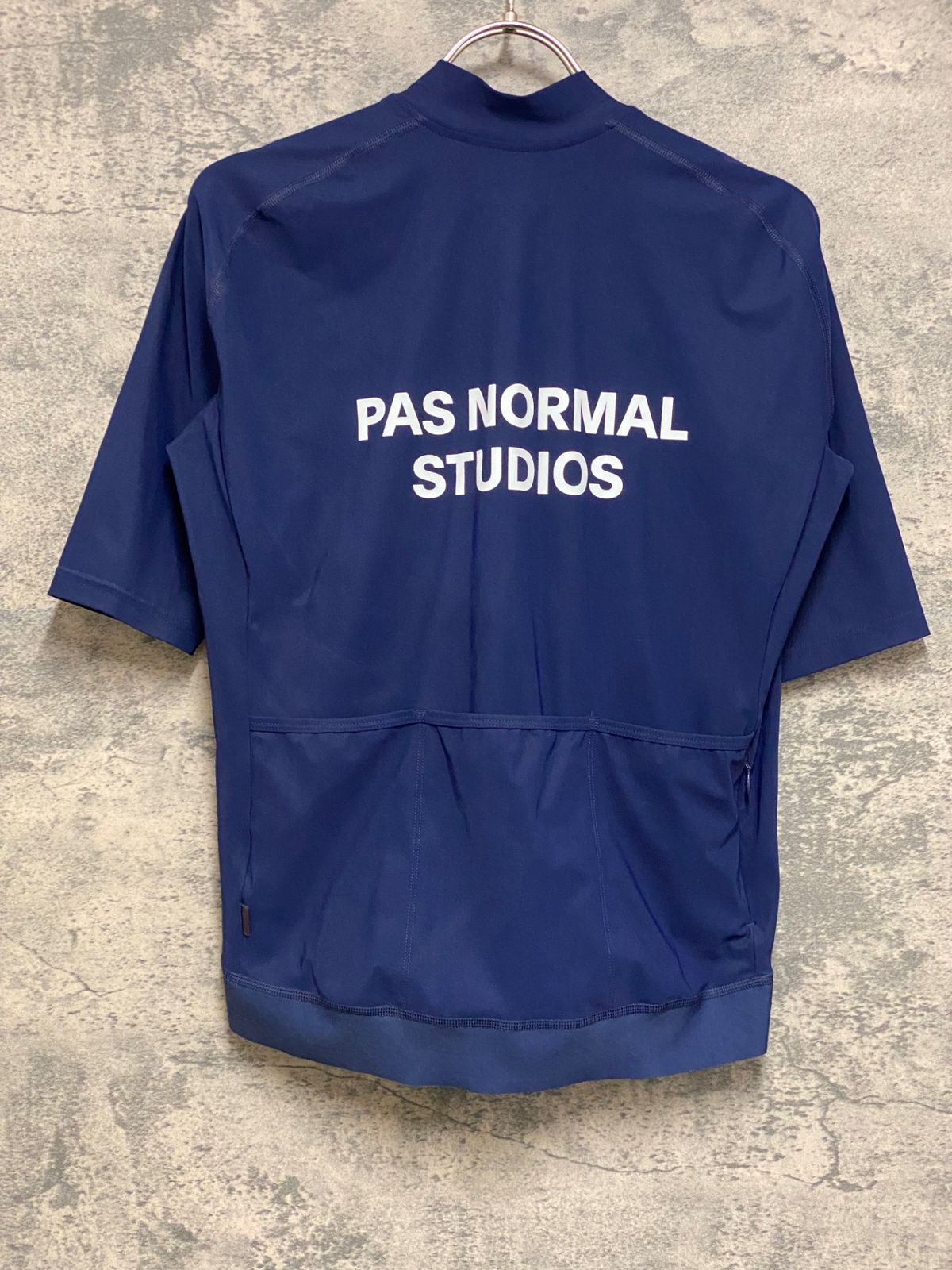 JN771 パスノーマルスタジオ PAS NORMAL STUDIOS 半袖 サイクルジャージ 紺 M