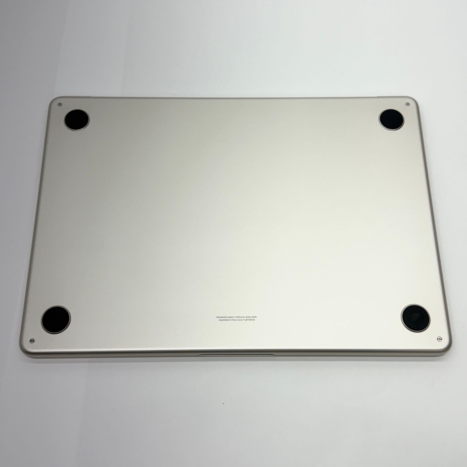 MacBook Air Liquid Retina 13.6インチ Mid 2025 Apple M2 8コア 8GB SSD 256GB スターライト MLY13J A C5294-80 MEBLE-SODAR_PL