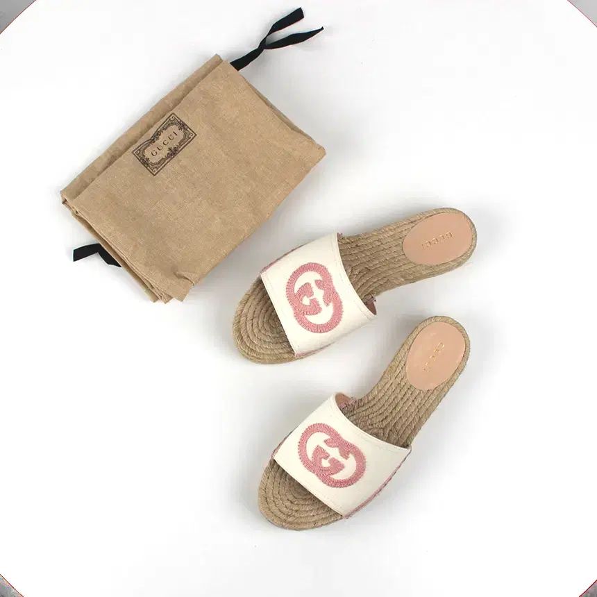 グッチ インターロッキング Gエスパドリーユ スライド サンダル 725832