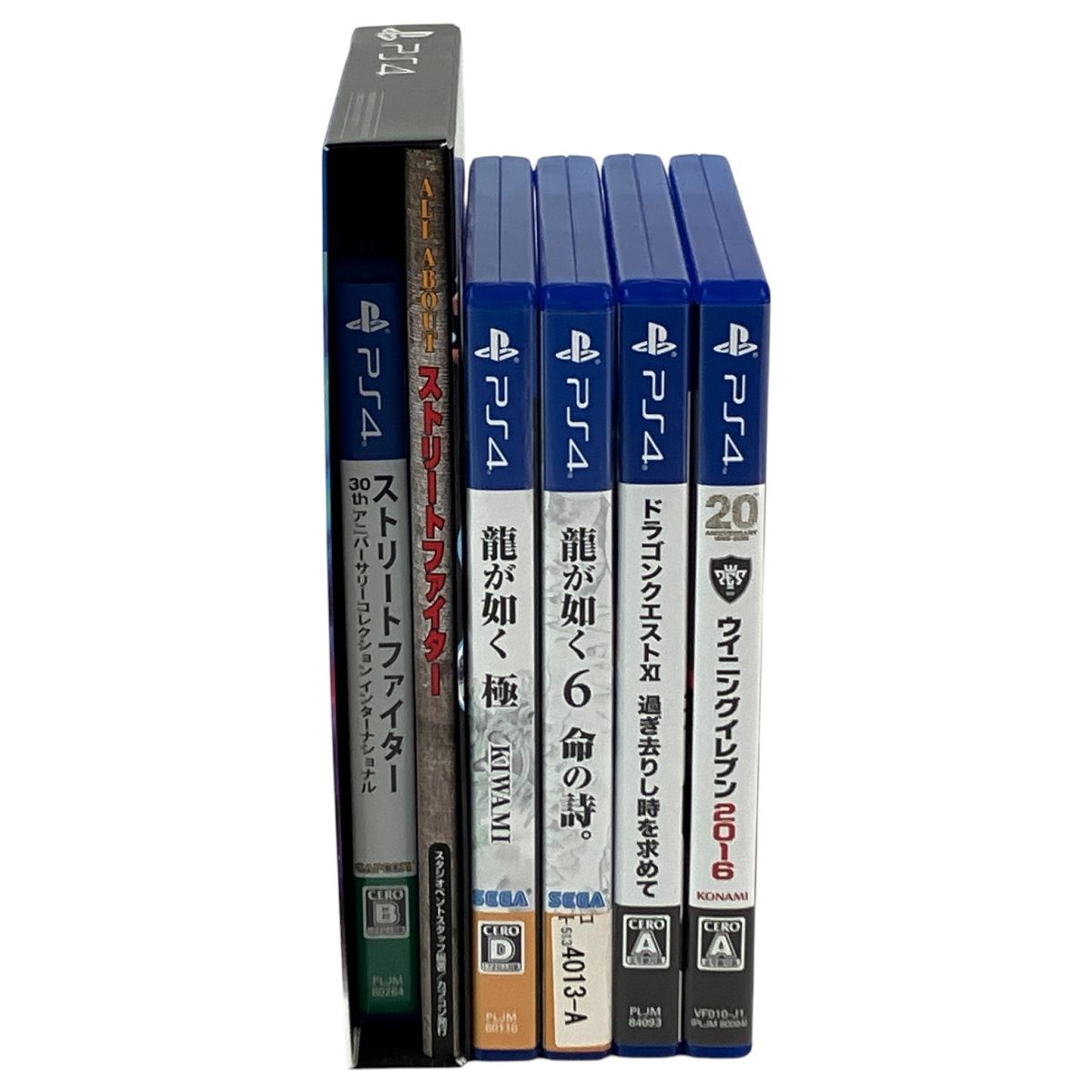 PS4 ストリートファイター 30thアニバーサリー 龍が如く6 ドラクエXI 他 ゲームソフト 5本セット N10585726