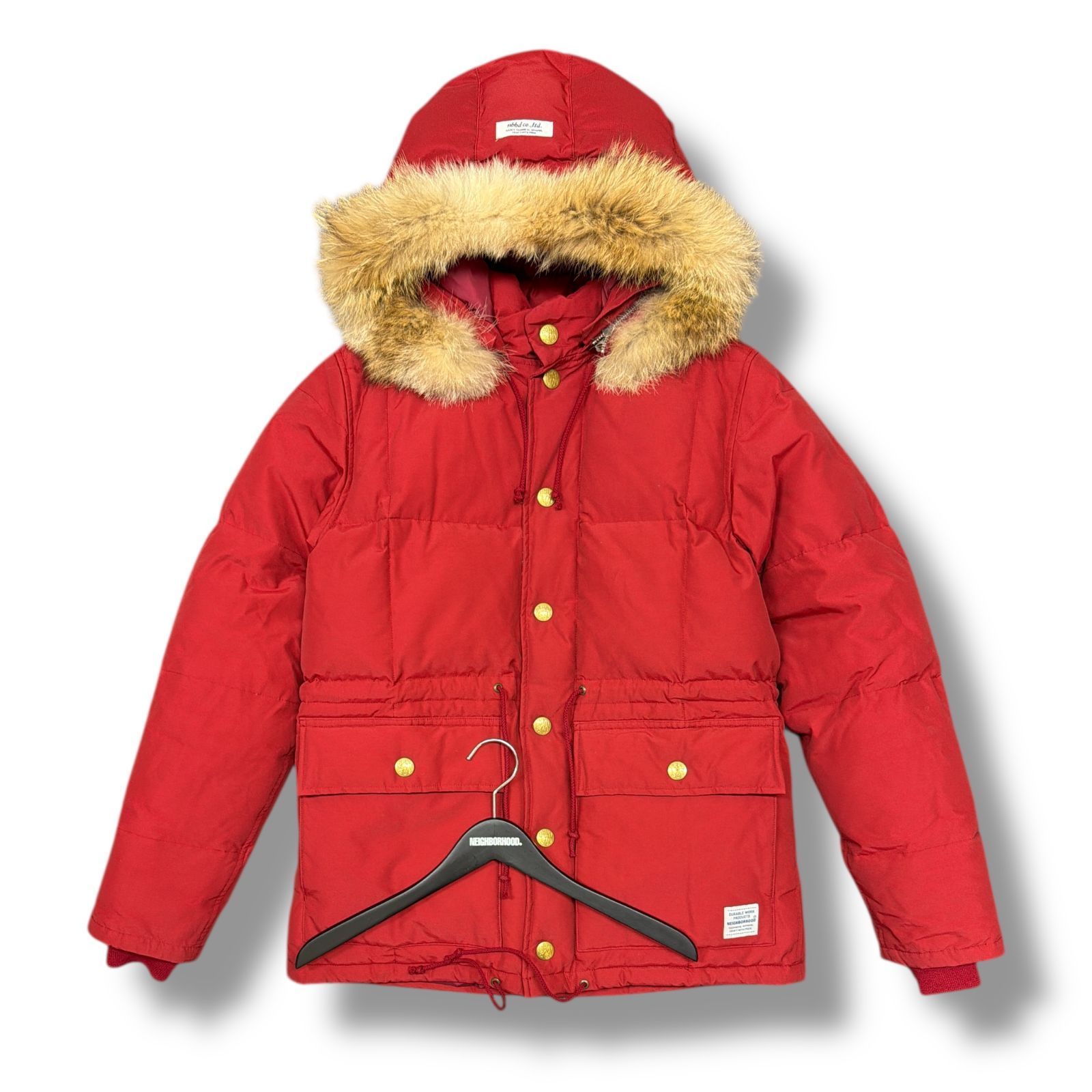 NEIGHBORHOOD 13AW OREG/CN-JKT ファーダウンジャケット フーディ 