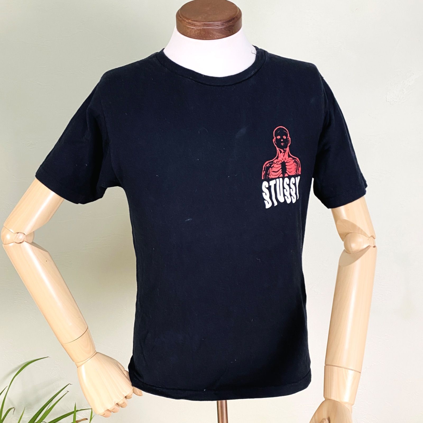 Stussy ステューシー ホラーパック Tシャツ 黒 Sサイズ - メルカリ