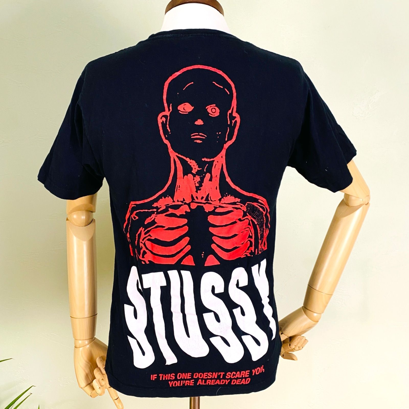 Stussy ステューシー ホラーパック Tシャツ 黒 Sサイズ - メルカリ