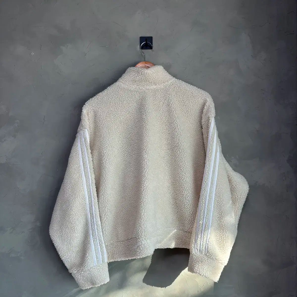 アディダス ファイヤーバード ハーフジップアップ フリース ジップアップ 白 GULLKHAN_COM