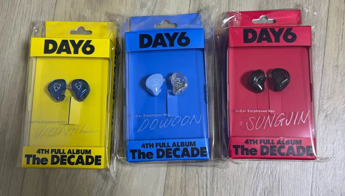 DAY6 デイシックス インイヤー半 ウォンピル ドウン DOWOON ソンジン SUNGJIN まとめ