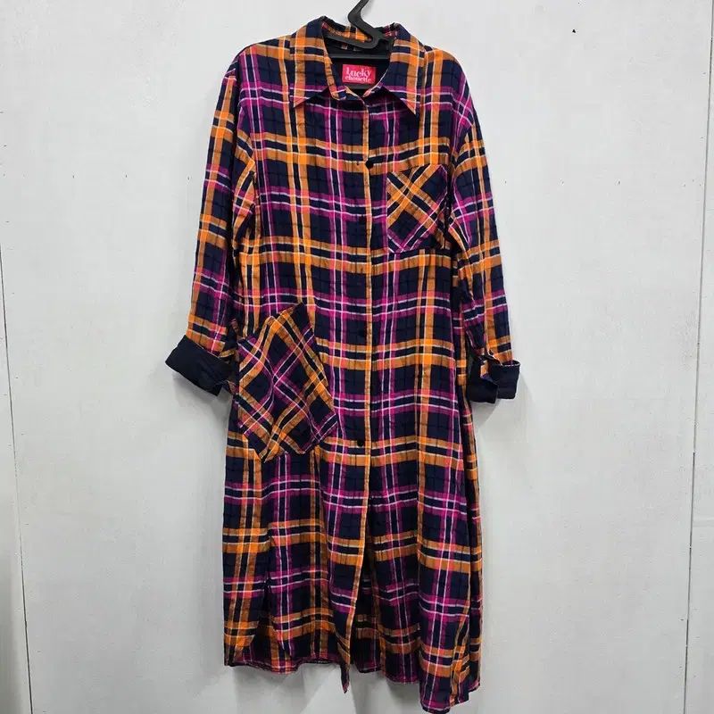 36 LUCKY CHOUETTE レディース チェック ロング丈ワンピース