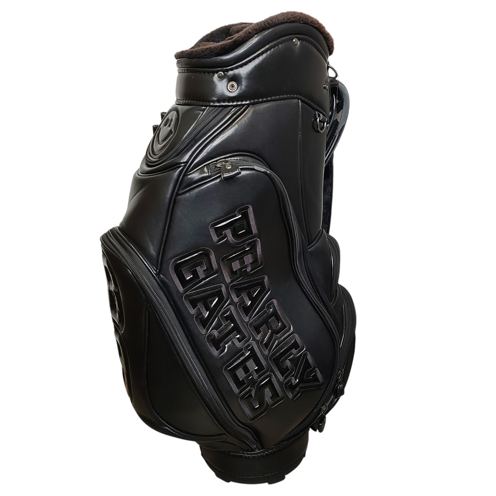 PEARLY GATES パーリーゲイツ ゴルフ キャディーバッグ オールブラック F ブラック