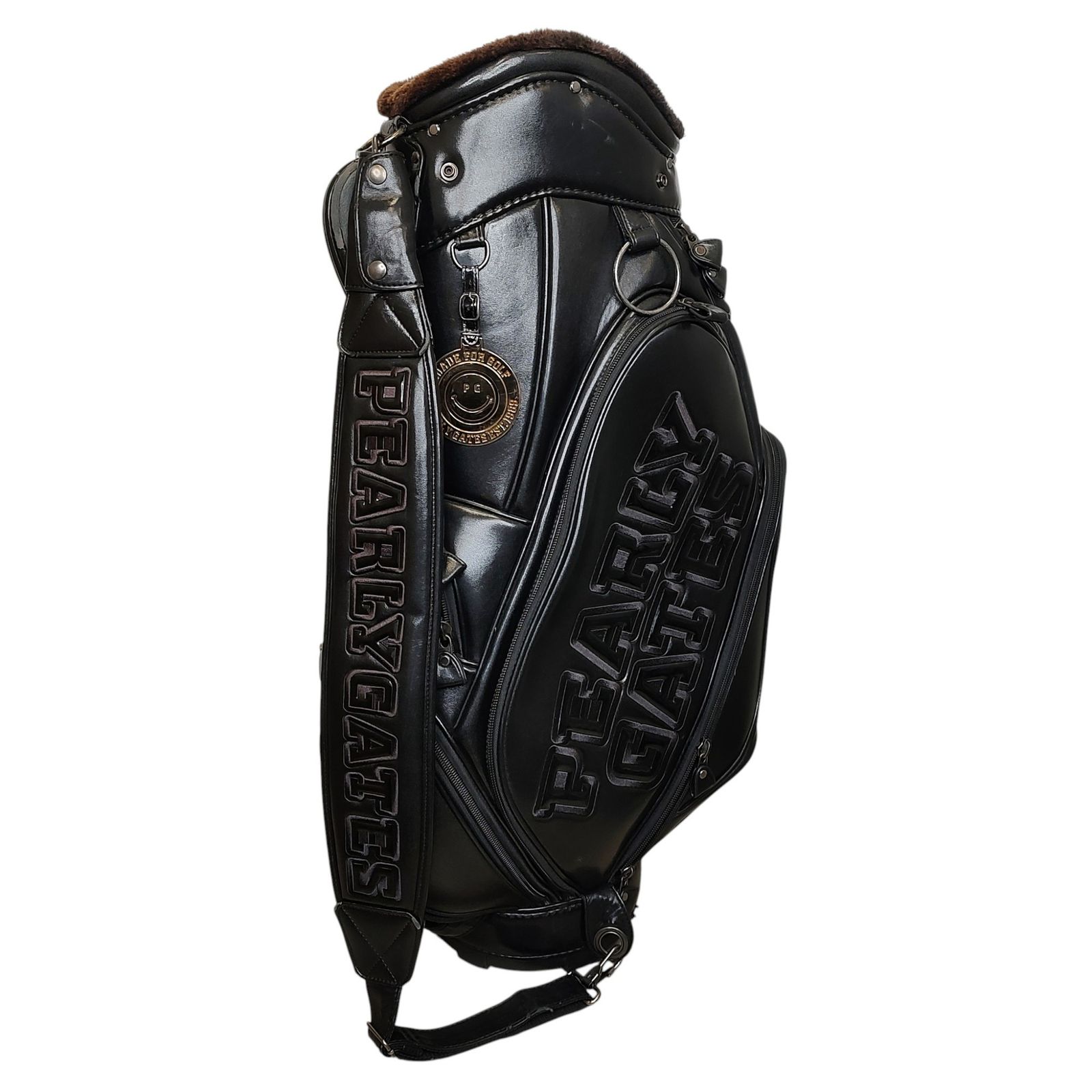 PEARLY GATES ブラックキャディバッグ 1998 org.jpg