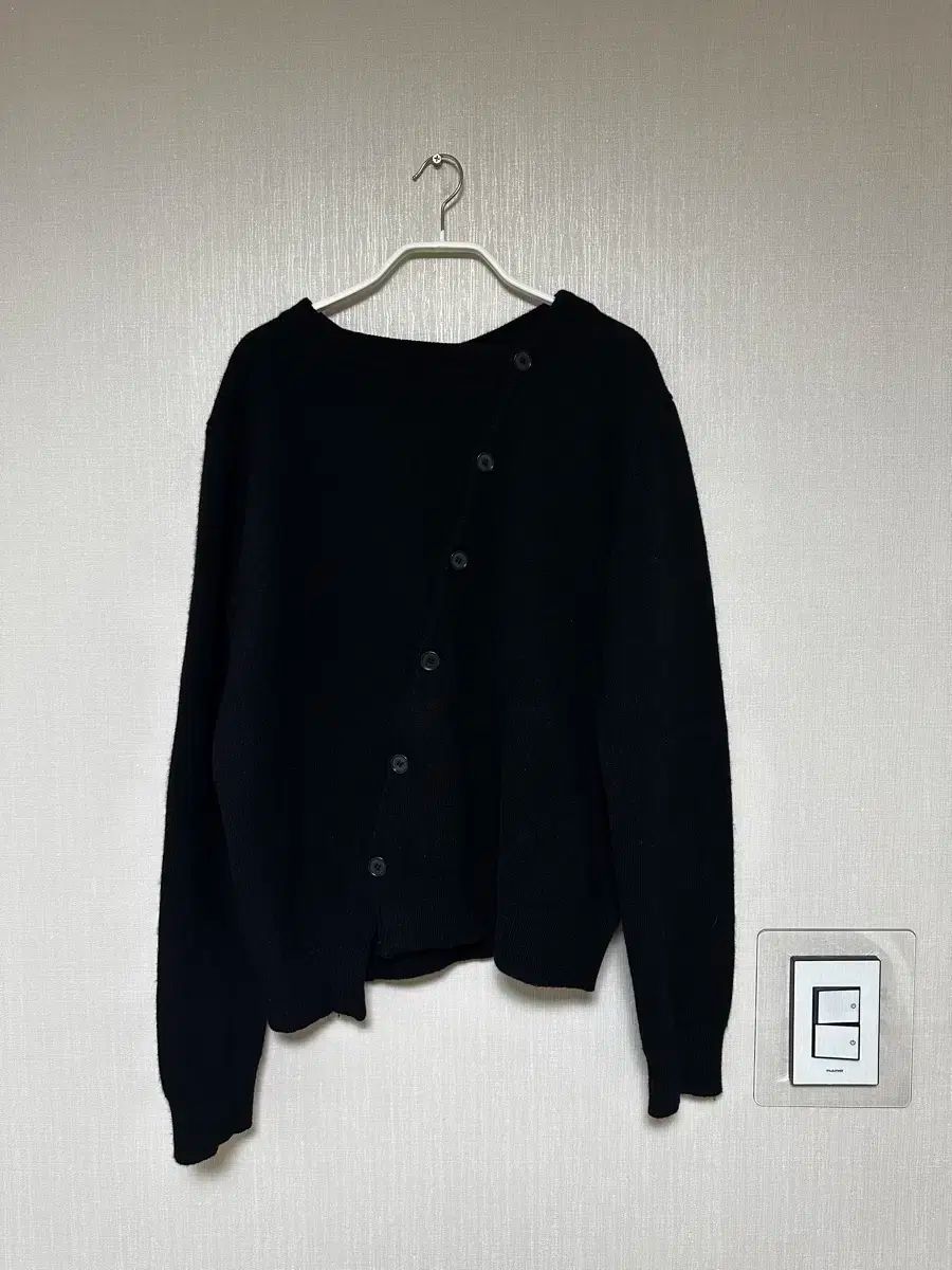 EE NOUVMAREE 2way cardigan black