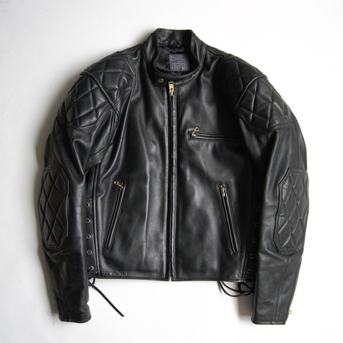 美品/ビッグサイズ】KADOYA【EVO パデッド シングルライダース