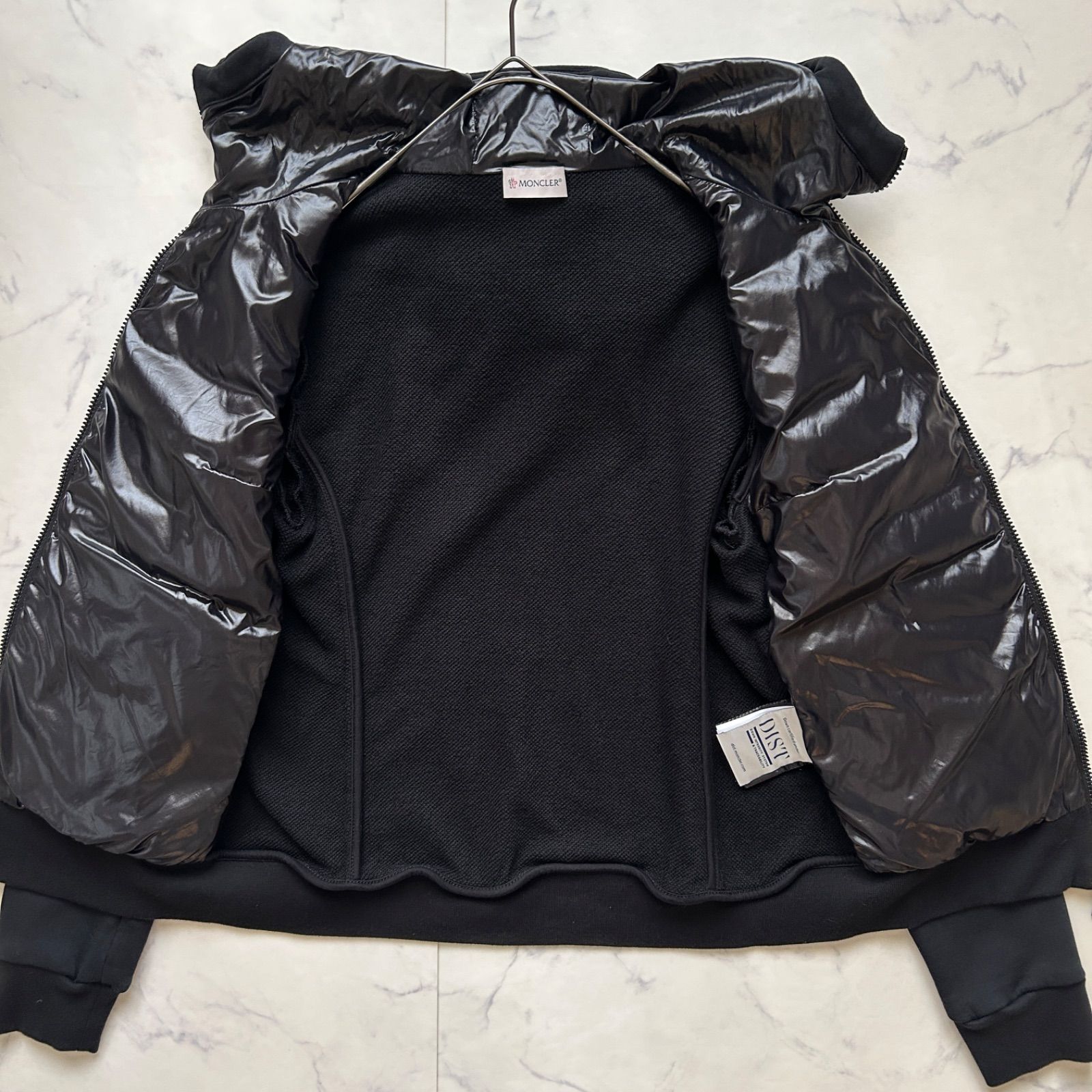 極美品 モンクレール ハイブリッドダウンジャケット フード