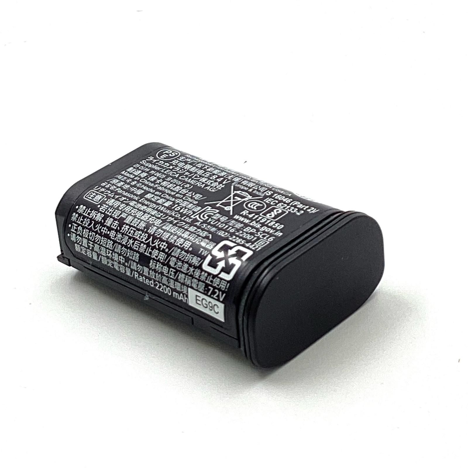 Leica SLシリーズ Q 2 3用バッテリー BP SCL 6