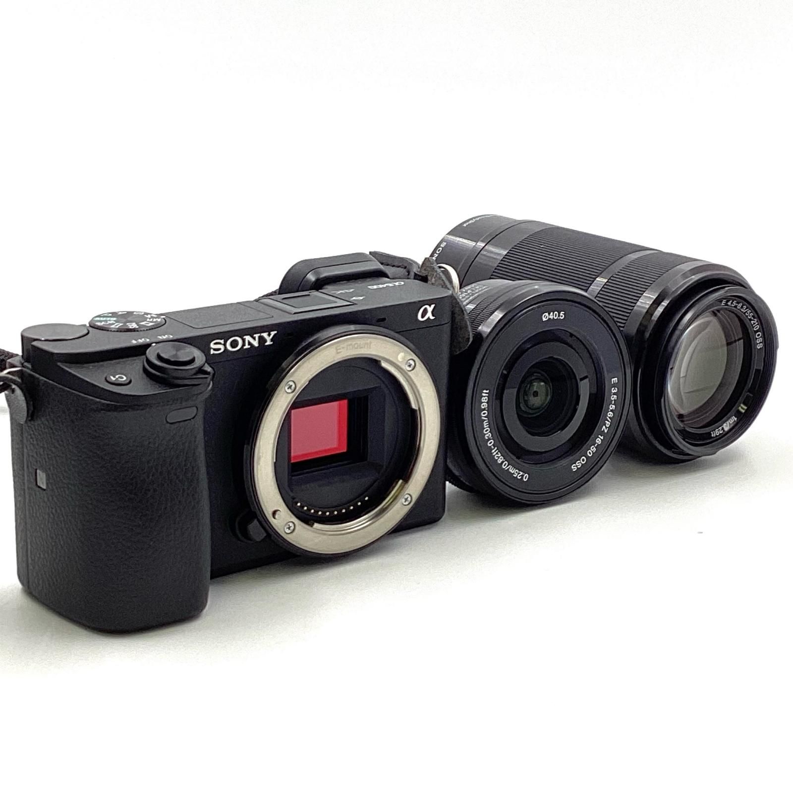 Sony デジタル一眼 α6400 ILCE 6400 Y ダブルズームレンズキット ブラック