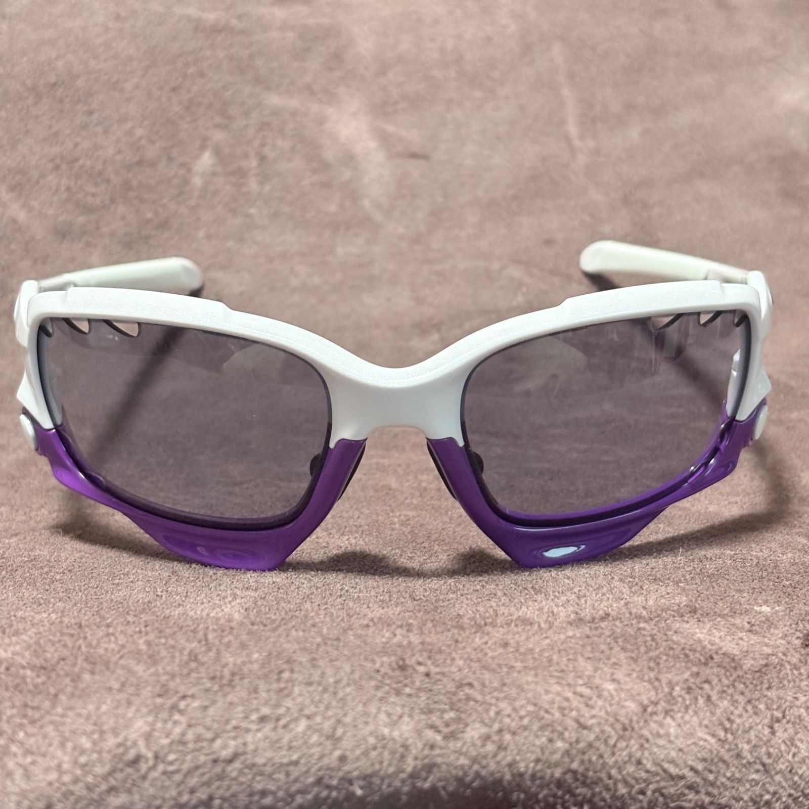 OAKLEY JAWBONE white purple slate iridium lens